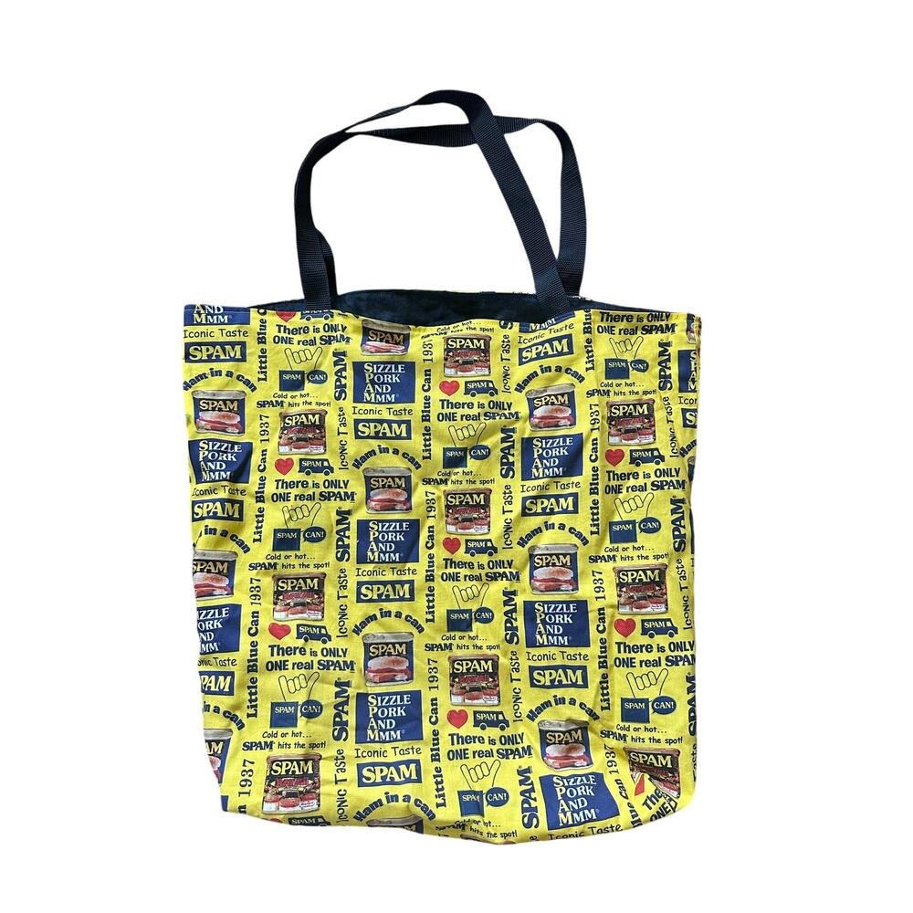 Handmade SPAM bag novelty gift unique cute birthday spam lover yellow unusual